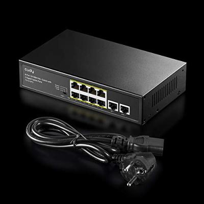 Cudy FS1010PG netwerk-switch Fast Ethernet (10/100) Power over Ethernet (PoE) Zwart
