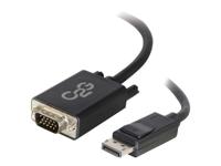 C2G 3m DisplayPort manspersoon naar VGA manspersoon Computer Monitor Adapter Kabel Zwart - thumbnail