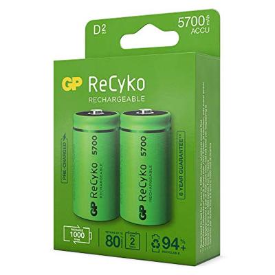 GP RecyKo+ 2 D Mono batterijen 2900434340001