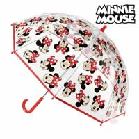 Koepelparaplu Minnie Mouse 2400-0512 Rood 100 % POE 45 cm - thumbnail