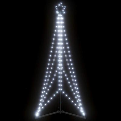 VidaXL Led-kerstboom 363 leds koud wit 182 cm