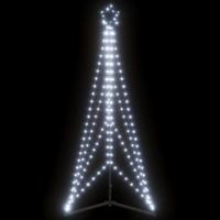 VidaXL Led-kerstboom 363 leds koud wit 182 cm - thumbnail