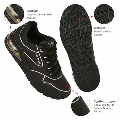 Skechers Uno 2 - Golden Trim 155637/BKGD Zwart-36 maat 36