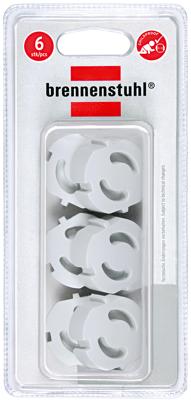 Brennenstuhl 1164480 Stopcontactbeveiliger Transparant 6 stuk(s)