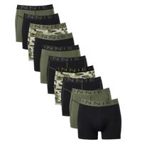 Vinnie-G Boxershorts Voordeelpakket 10-pack Black / Forest Green-L - thumbnail