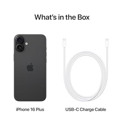 Apple iPhone 16 Plus (128 GB) - Zwart