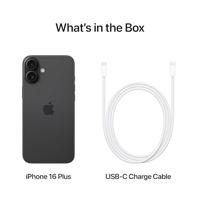 Apple iPhone 16 Plus (128 GB) - Zwart - thumbnail
