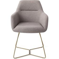 Jesper Home Kinko eetkamerstoel Earl Grey beehive gold
