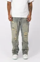 Black Bananas Distressed Jeans Blauw - Maat 29 - Kleur: Blauw | Soccerfanshop - thumbnail