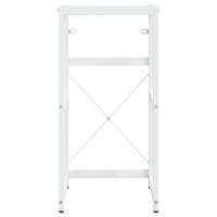 Wastafelframe met inbouwwastafel ijzer wit - thumbnail