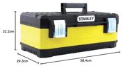 STANLEY 1-95-613 Gereedschapskist (leeg) Zwart, Geel - thumbnail