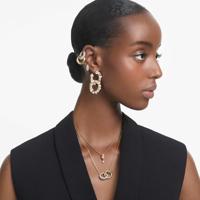 Swarovski 5636531 Oorringen Dextera Pave rosekleurig-wit 15 mm - thumbnail