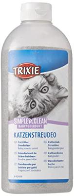 TRIXIE SIMPLE'N'NCLEAN GEURVERDRIJVER KATTENBAK BABYPOEDERGEUR - thumbnail