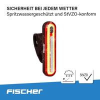FISCHER FAHRRAD Achterlicht LED werkt op een accu - thumbnail