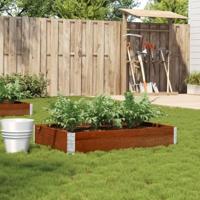 VidaXL Plantenbak 120x80 cm massief grenenhout bruin - thumbnail