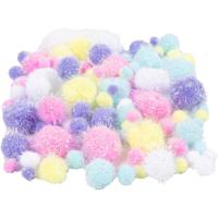 Creativ Company Pom-poms pastelkleuren, 62gr. - thumbnail