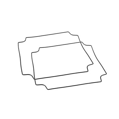 Hammond Electronics 1557HGASKET Afdichting Silicone Zwart 1 stuk(s)