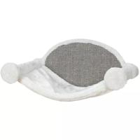 Trixie kattenmand hangmat voor aan de muur wit / grijs - thumbnail