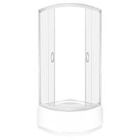 Kerra Lava douchecabine kwartrond 80x80cm incl. douchebak - thumbnail