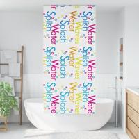 Doucherolgordijn 90x240 cm stofbreedte 86 cm - thumbnail