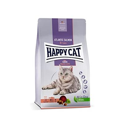 Happy Cat Senior Atlantik Lachs (met zalm) kattenvoer 2 x 4 kg Happy Cat Senior Atlantik Lachs (met zalm) kattenvoer 2 x 4 kg