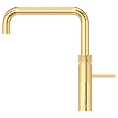 Quooker Fusion Square Keukenkraan - Kokend - Warm & Koud Water - Kindveilige Dubbeldruk - Goud