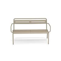 EMU Star tuinbank met arm cement - thumbnail