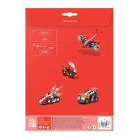 Plusplus Bouwplaat grijs/zwart klein en wielen Plus-Plus: 26 stuks 3965 - thumbnail