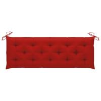 VidaXL Tuinbankkussen 150x50x7 cm oxford stof rood - thumbnail