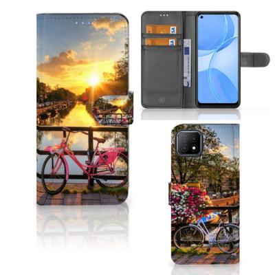 OPPO A73 5G | Flip Cover | Amsterdamse Grachten OPPO A73 5G | Flip Cover | Amsterdamse Grachten