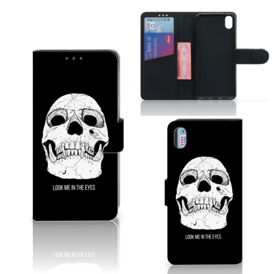 Telefoonhoesje met Naam Xiaomi Redmi 7A Skull Eyes Telefoonhoesje met Naam Xiaomi Redmi 7A Skull Eyes