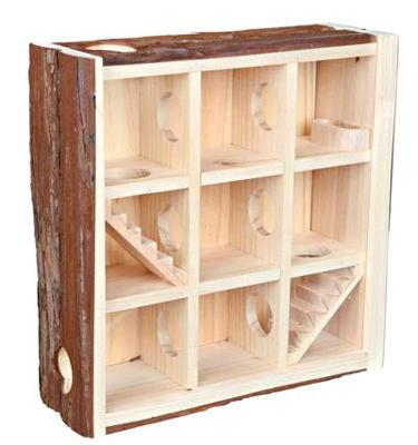 Speelgoed voor Knaagdieren Trixie Hout 30 × 30 × 10 CM