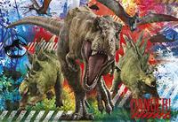 Clementoni supercolor puzzel jurassic world 180 stukjes - thumbnail