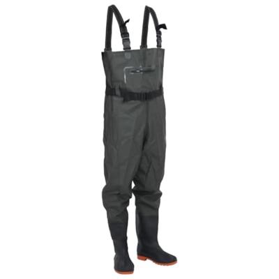 VidaXL Waadpak met laarzen en riem maat 42 donkergroen VidaXL Waadpak met laarzen en riem maat 42 donkergroen