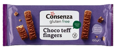 Consenza Gluten Free Choco Teff Fingers