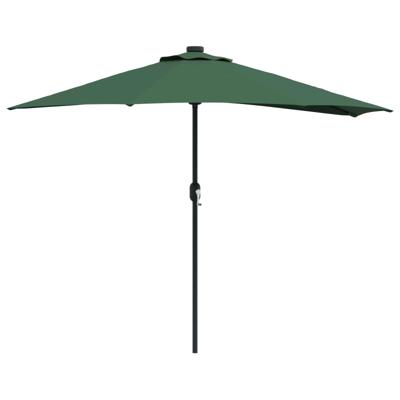 Tuinparasol Groen 294 x 150 x 224 cm Polyester en staal