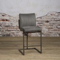 Tower Living Barkruk 'Ferro' kleur Antraciet - thumbnail