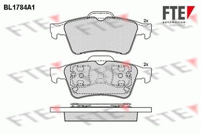 Remblokken set BL1784A1