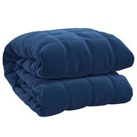 VidaXL Verzwaringsdeken 200x230 cm 13 kg stof blauw - thumbnail