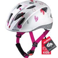Olympic Sportswear Alpina sports kinderhelm ximo white hearts 49-54 glans - thumbnail