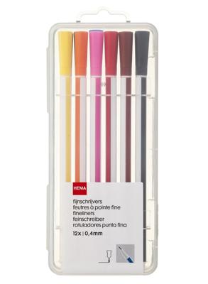HEMA Fijnschrijvers - 12 stuks