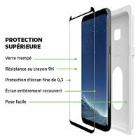 Belkin ScreenForce TemperedCurve afgeronde glazen displaybescherming (geschikt voor Samsung Galaxy S8+, afdekking van rand tot rand, gehard glas) - thumbnail