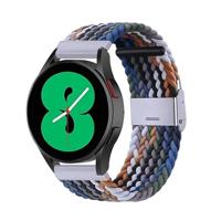 By Qubix - Braided nylon bandje - Multicolor Dark - Compatible met Garmin Vivoactive 6 / Vivoactive 5 / Vivoactive 3 - Compatible Garmin bandje - Bandbreedte: 20mm - thumbnail