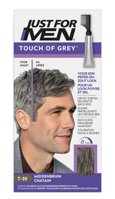 Just For Men Touch of grey T-35 middenbruin 40 Gram Just For Men Touch of grey T-35 middenbruin 40 Gram