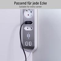 Brennenstuhl Estilo Hoekstekkerdoos 4-voudig - thumbnail