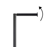 Sealskin Tube Toiletbutler met Toiletrolhouder, Reserverolhouder en Toiletborstel met Houder Vrijstaand Zwart - thumbnail