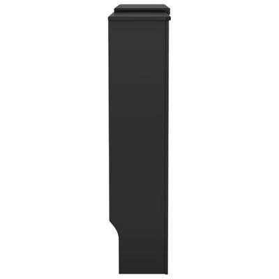 VidaXL Radiatorombouw 205 cm mdf zwart