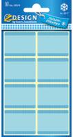 Avery av-59374 z-design diepvriesetiketten 36x28 mm 40 stuks blauw - thumbnail