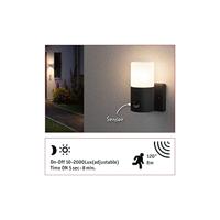 Paulmann Outd 230V Wandl Tubs PIR grau 94648 Buitenlamp met bewegingsmelder (wand) E27 - thumbnail