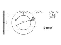 ESJOT Chain wheel 461 41z steel black - thumbnail
